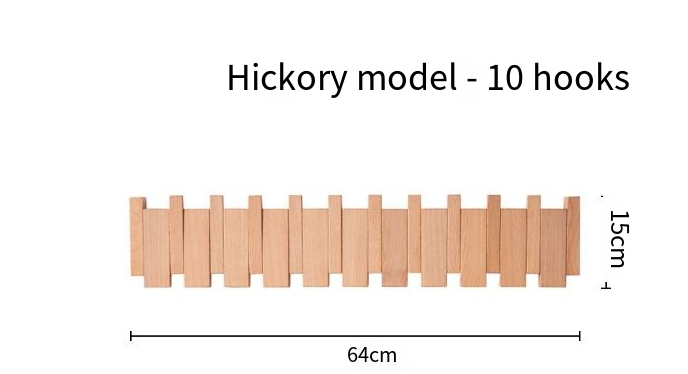 Porte-manteau Mural Clé de Piano Simplicity (Une Pièce)