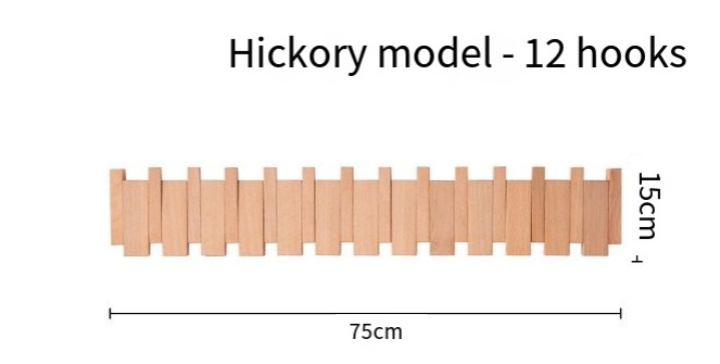 Porte-manteau Mural Clé de Piano Simplicity (Une Pièce)