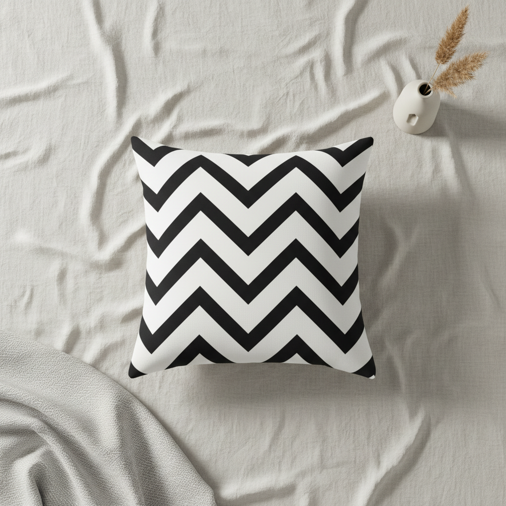 Housse coussin - Flat lay